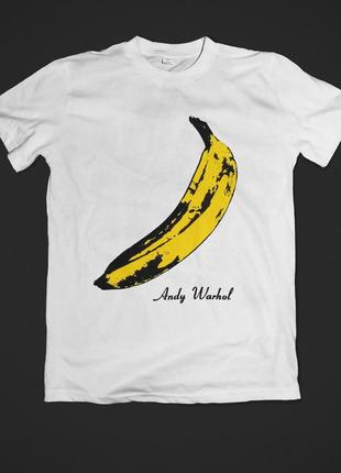 Футболка youstyle andy warhol banan 0191 s white