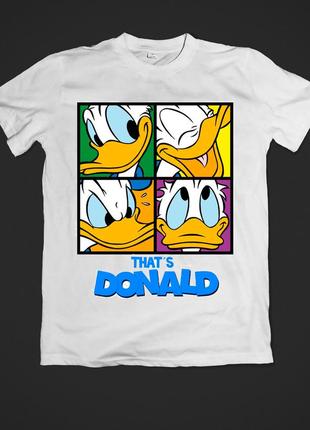 Футболка youstyle donald 0294 l white