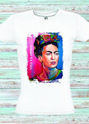 Футболка youstyle frida kahlo 0025 m white