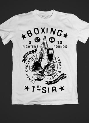 Футболка youstyle чоловіча boxing 0519 xs white