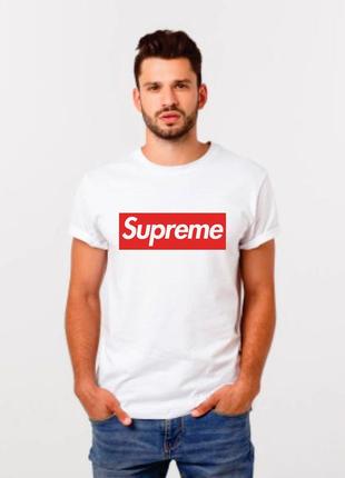 Футболка youstyle supreme 0259 xs white