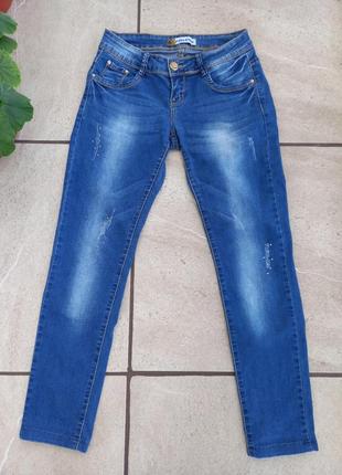 Джинси сині джинсові штани брюки