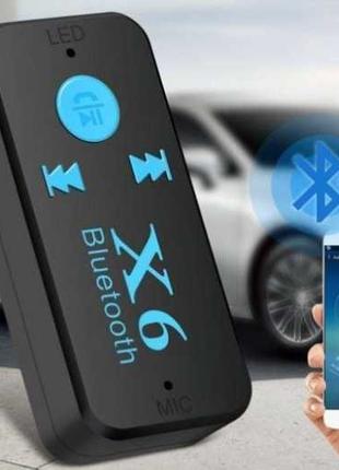 AUX адаптер Bluetooth приемник аудио ресивер BT-X6 TF card