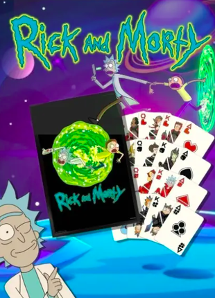 Игральные карты Rick and Morty "Рик и Морти", колода 54 шт