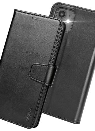 Чехол Migeec для iPhone 12 Pro и iPhone 12 - Кожаный чехол для...