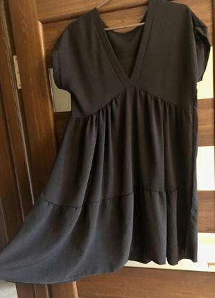 Черное платье, сарафан, туника в стиле zara, mango, h&amp;m, next