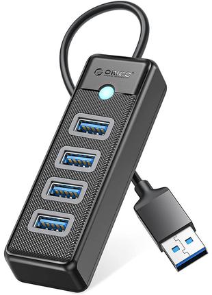USB-хаб Orico 4-портовый USB 3.0 с кабелем 5 Гбит/с с кабелем ...