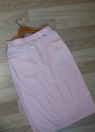 Розовая юбка юбка с высокой посадкой montana