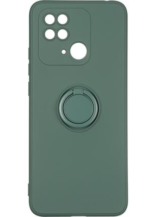 Чохол Gelius Ring Holder Case для Xiaomi Redmi 10c Dark Green
