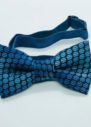 Краватка — метелик для хлопчика синя