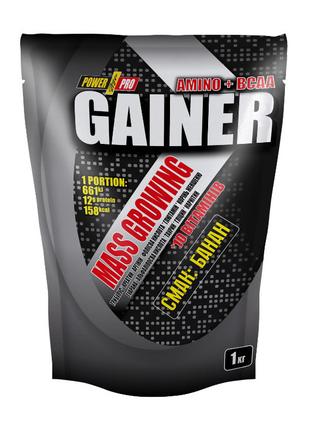 Mass Growing Gainer (1 kg, банан)