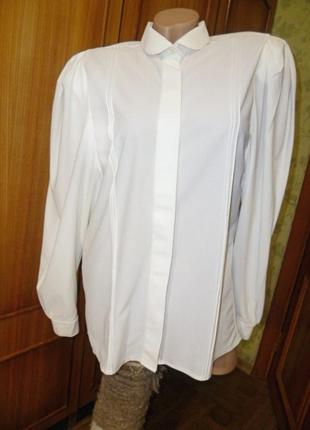 Красивая белая блузка с длинным рукавом турция широкая пройма,...