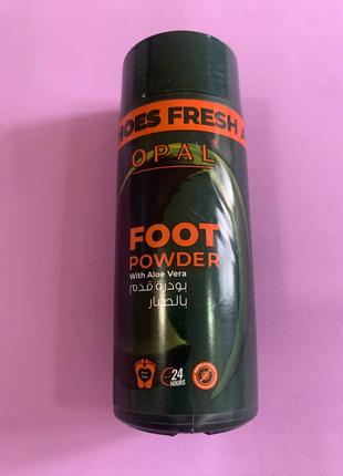 Дезодорант-порошок для ног Opal. Алоэ (Opal Foot Powder Deodorant