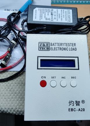 Электронная нагрузка, зарядное тестер АКБ ZKETECH EBC-A20