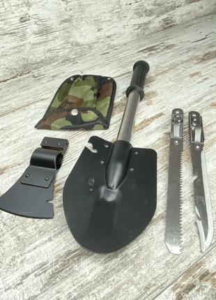 Туристический набор Лопата Нож Пилка Топор Открывашка