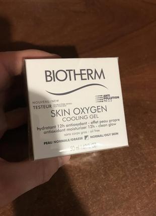 Biotherm skin oxygen cooling gel - гель для лица кислородный о...