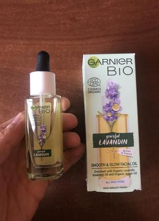 Масло для кожи лица garnier bio с экстрактом лавандину 30 мл