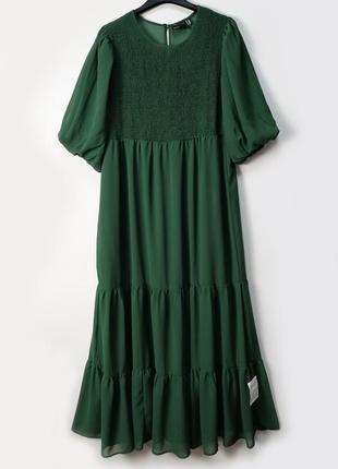 Вільне ярусне довге максіплаття від asos