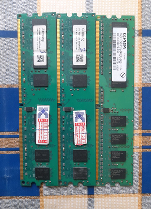 Оперативна пам'ять DDR 2, 1GB планка, 800mhz