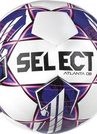 Мяч футбольный Select ATLANTA DB v23 бело-фиолетовый размер 5 ...