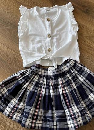 Костюм в школу юбка шорти і блуза