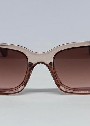 Очки в стиле tom ford женские солнцезащитные бежево коричневые...