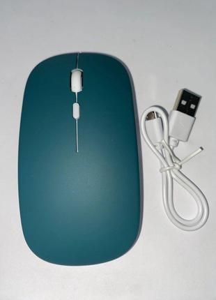 Перезаряжаемая беспроводная мышь Bluetooth 2,4G USB-мыши для A...