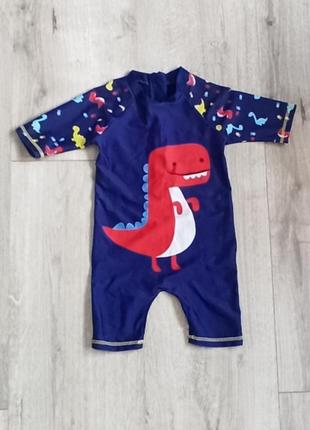 Купальный костюм на мальчика с динозавром