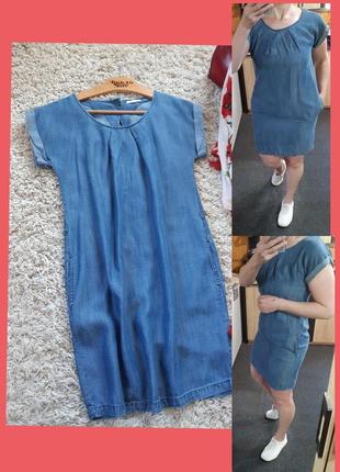 Комфортное легкое джинсовое платье с карманами, esprit,  p. xs-s
