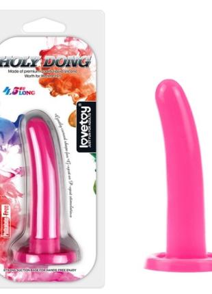Фалоімітатор - Silicone Holy Dong Small Pink 4.5"