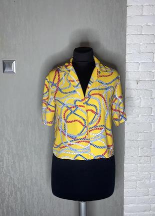 Вкорочена блуза блузка mango, m