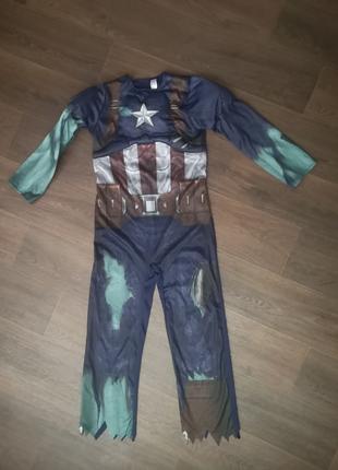 Карнавальный костюм капитан Америка мстители 9-10 лет 134-140 ...