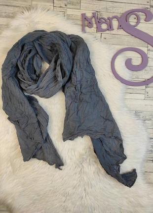 Женский шарф палатин серый 100х168 см