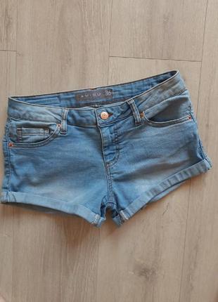 Amisu шорты джинсовые женские