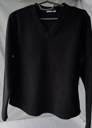 Жіноча чорна флісовий пуловер george, размір m