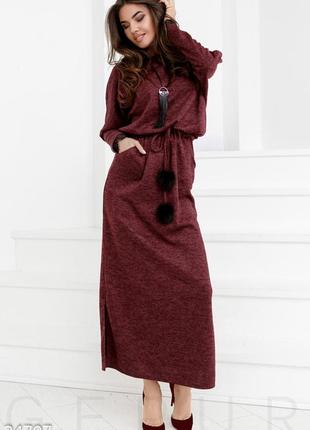 Довга сукня gepur з мереживною вставкою на спинці