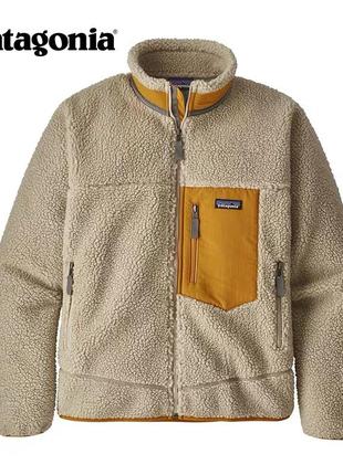 Флісова куртка кофта patagonia fleece sherpa retro x шерпа роз...