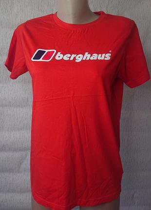 Фирменная хлопковая футболка berghaus оригинал!