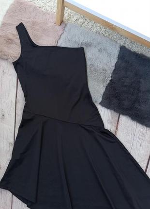 Красивое черное  брендовое платье от na kd, размер xs, s