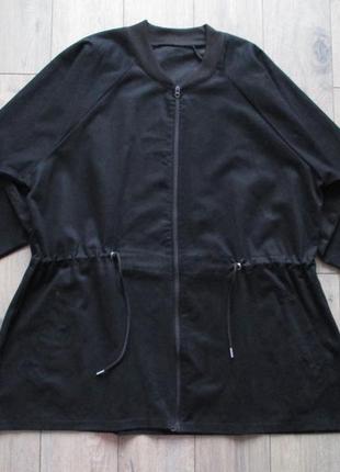 Boohoo (2xl) удлиненный бомбер куртка парка женская