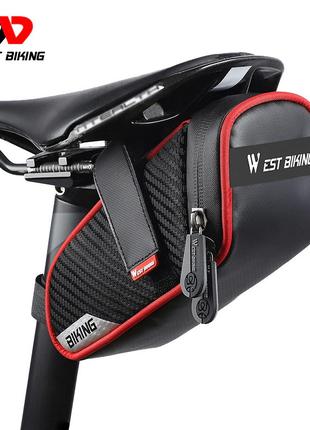 Велосипедная сумка под седло West Biking YP0707229 | водонепро...
