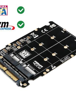 Переходник адаптер JEYI M.2 SSD to PCI-E U.2 SFF 8639 2в1 M.2 ...