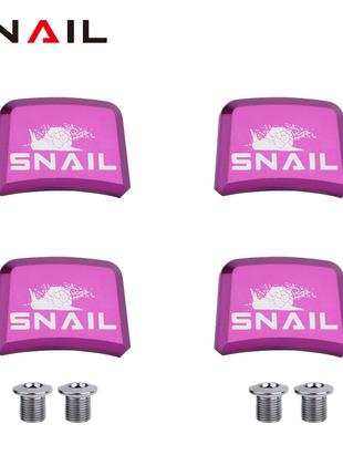 Бонки Snail для шатунов (комплект 4шт.) квадратные, Фиолетовые