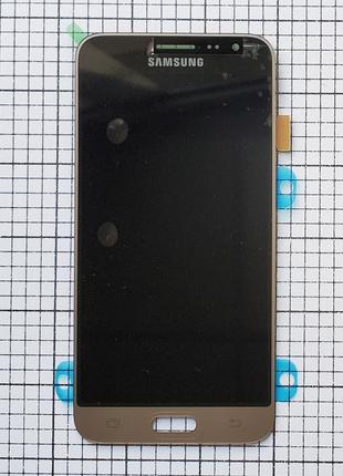 LCD дисплей Samsung J320H Galaxy J3 2016 с сенсором Gold Original