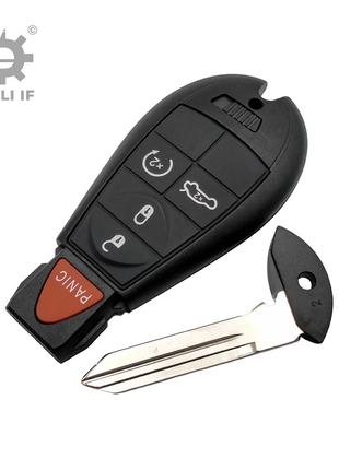 Ключ smart key заготовка ключа Challenger Dodge 4 кнопки M3N5W...