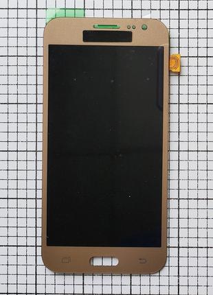 LCD дисплей Samsung J200H Galaxy J2 с сенсором Gold TFT