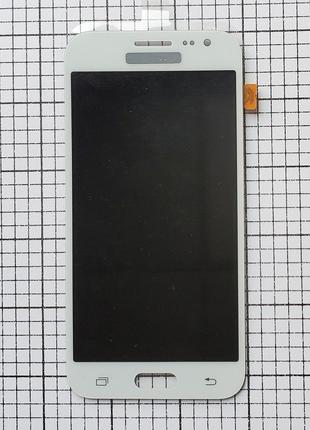 LCD дисплей Samsung J200H Galaxy J2 с сенсором белый TFT