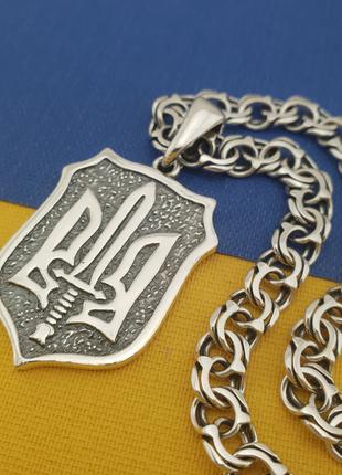 Купить Толстая серебряная цепочка мужская на ИЗИ