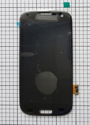 LCD дисплей Samsung i9300 Galaxy S3 с сенсором черный OLED
