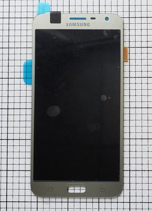 LCD дисплей Samsung J701F Galaxy J7 Neo с сенсором серый Original